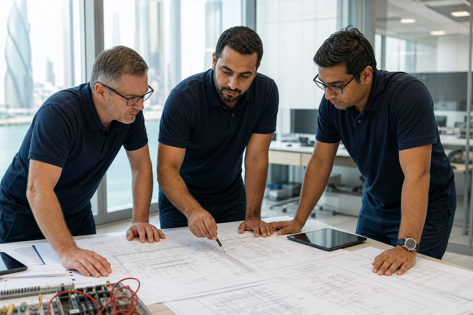Alpha Adroit team at work