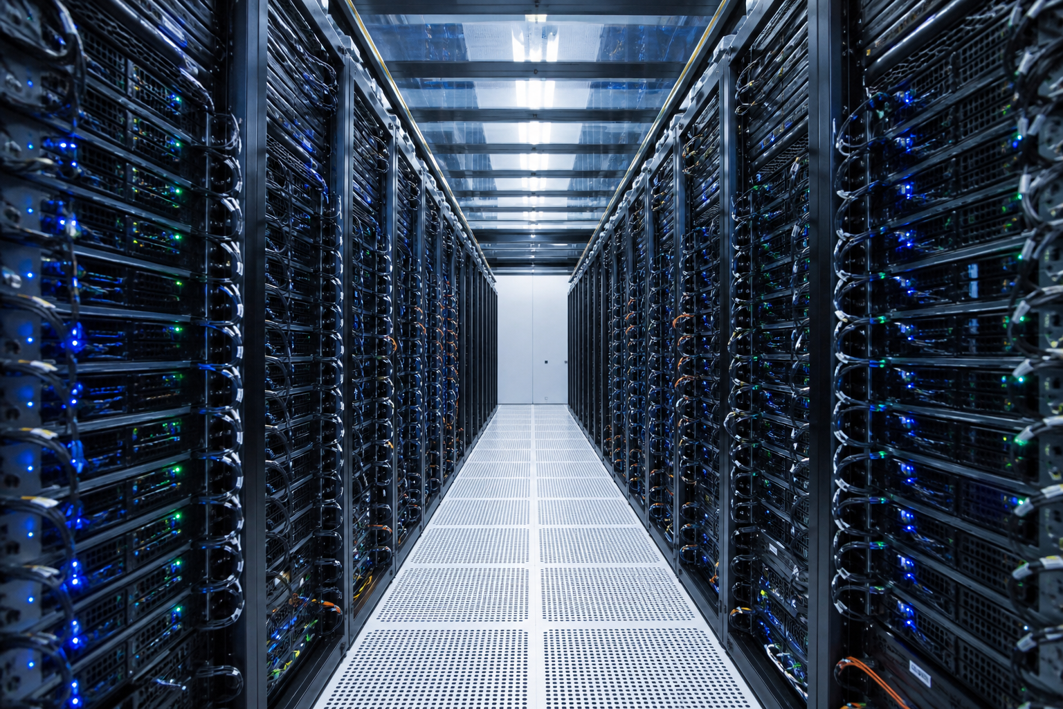 Data centre server aisle